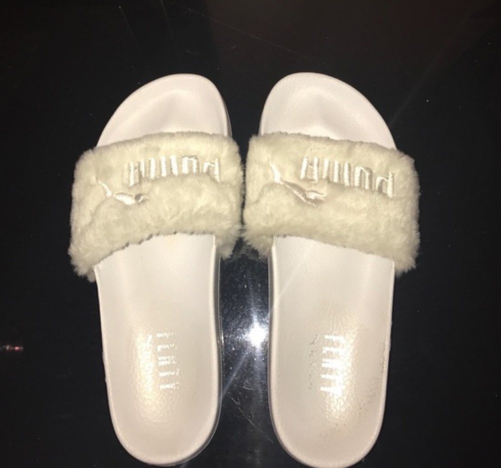 Puma by Rihanna Fenty Faux Fur Slides